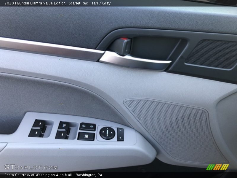 Scarlet Red Pearl / Gray 2020 Hyundai Elantra Value Edition