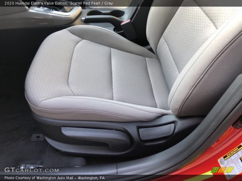 Scarlet Red Pearl / Gray 2020 Hyundai Elantra Value Edition