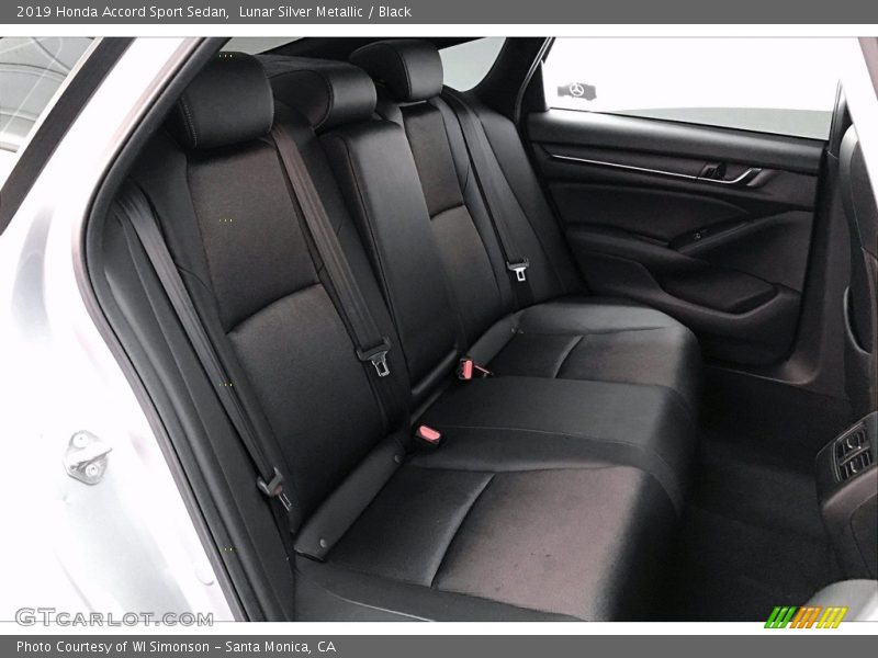 Rear Seat of 2019 Accord Sport Sedan