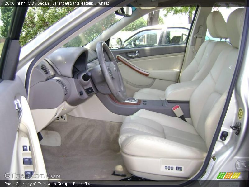 Serengeti Sand Metallic / Wheat 2006 Infiniti G 35 Sedan