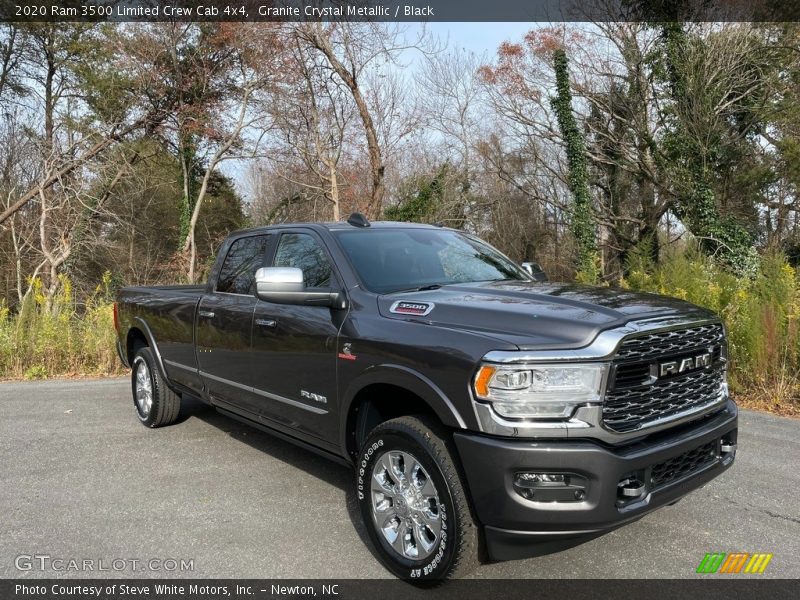 Granite Crystal Metallic / Black 2020 Ram 3500 Limited Crew Cab 4x4