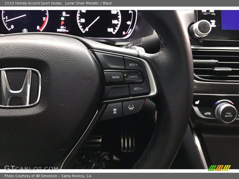 Controls of 2019 Accord Sport Sedan