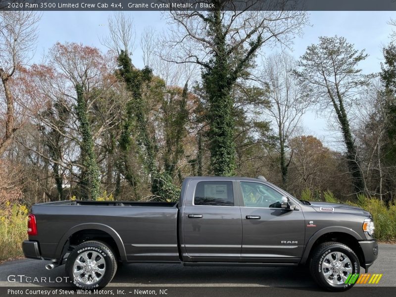 Granite Crystal Metallic / Black 2020 Ram 3500 Limited Crew Cab 4x4