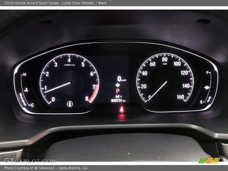  2019 Accord Sport Sedan Sport Sedan Gauges