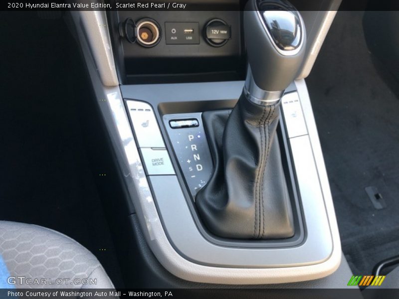 Scarlet Red Pearl / Gray 2020 Hyundai Elantra Value Edition