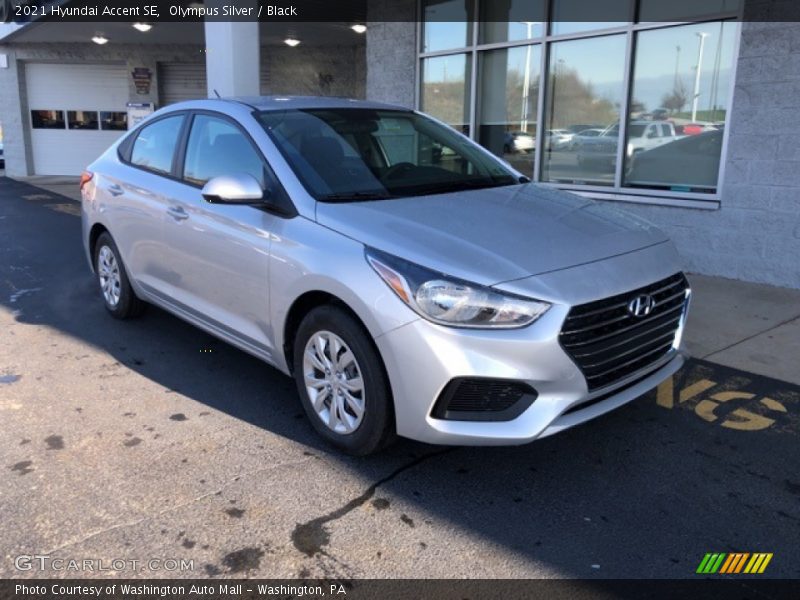 Olympus Silver / Black 2021 Hyundai Accent SE