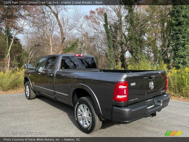 Granite Crystal Metallic / Black 2020 Ram 3500 Limited Crew Cab 4x4
