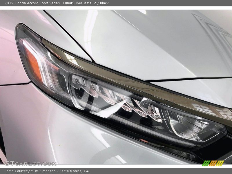 Lunar Silver Metallic / Black 2019 Honda Accord Sport Sedan