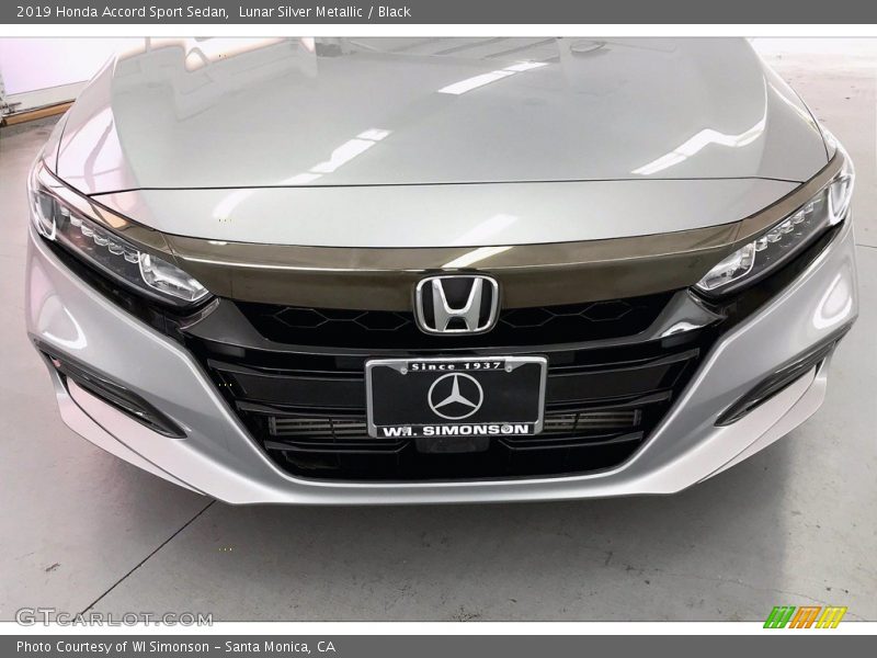 Lunar Silver Metallic / Black 2019 Honda Accord Sport Sedan