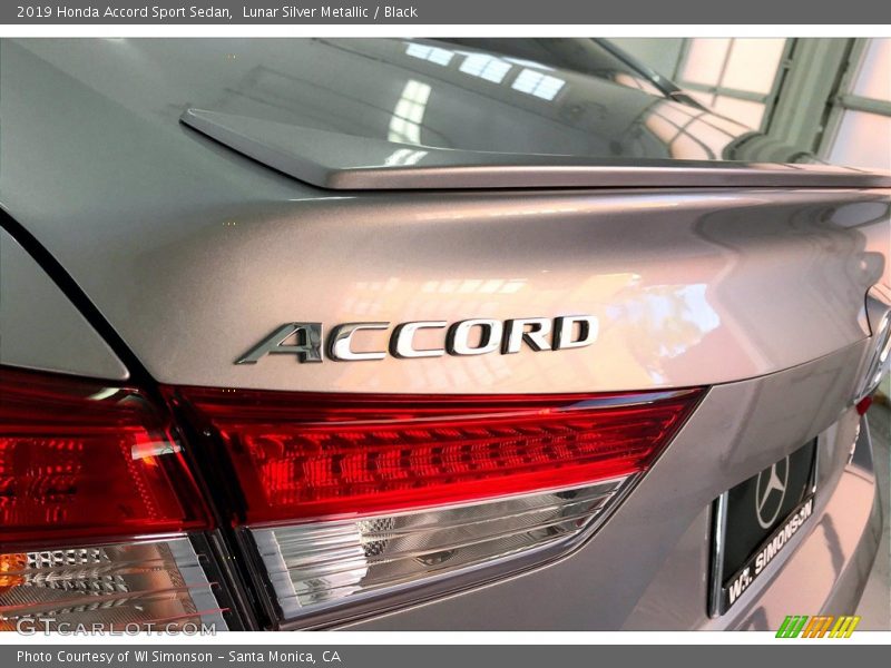 Lunar Silver Metallic / Black 2019 Honda Accord Sport Sedan
