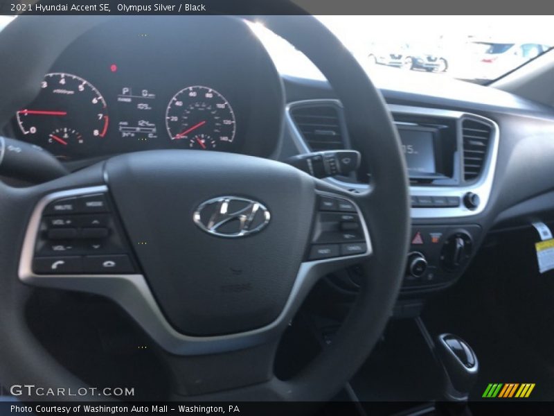 Olympus Silver / Black 2021 Hyundai Accent SE
