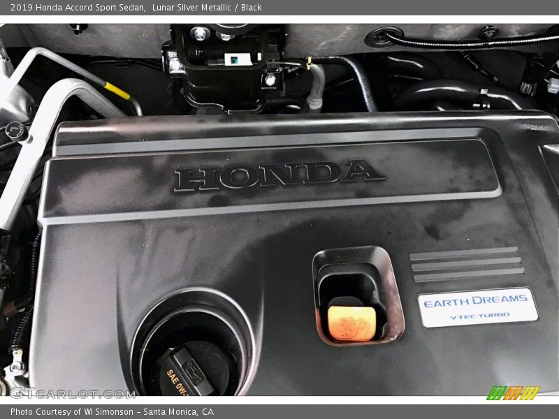 Lunar Silver Metallic / Black 2019 Honda Accord Sport Sedan
