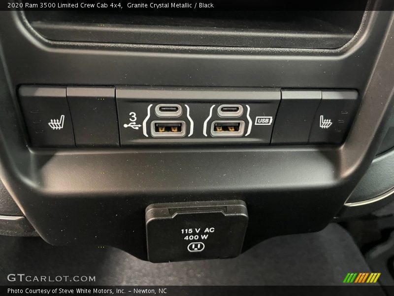 Granite Crystal Metallic / Black 2020 Ram 3500 Limited Crew Cab 4x4