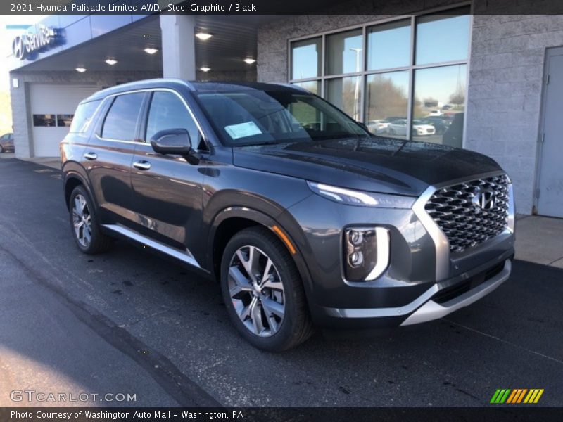 Steel Graphite / Black 2021 Hyundai Palisade Limited AWD