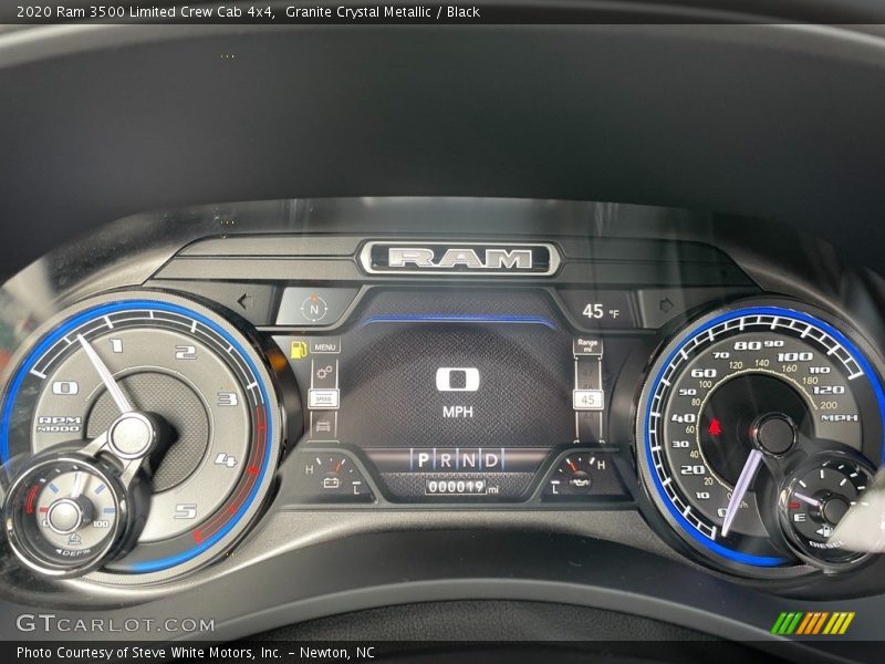 Granite Crystal Metallic / Black 2020 Ram 3500 Limited Crew Cab 4x4