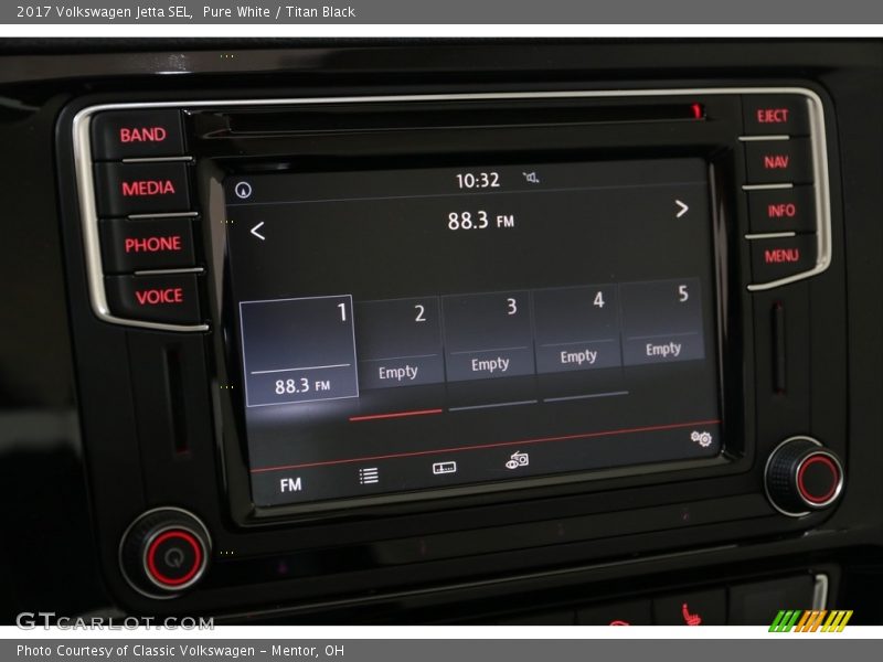 Audio System of 2017 Jetta SEL