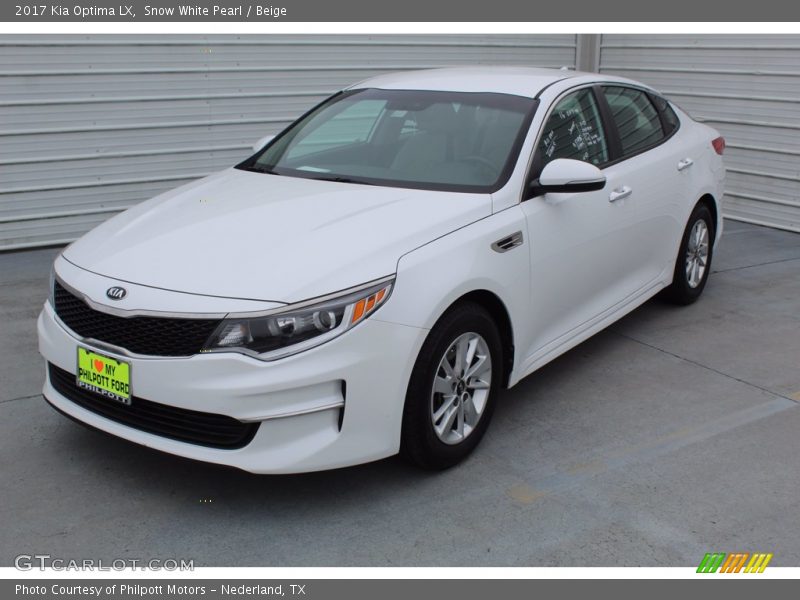  2017 Optima LX Snow White Pearl