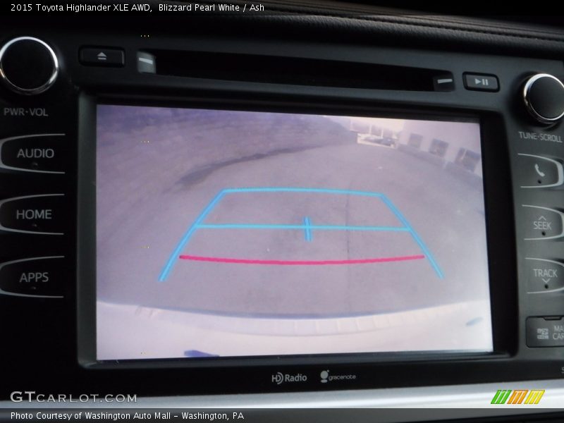 Blizzard Pearl White / Ash 2015 Toyota Highlander XLE AWD