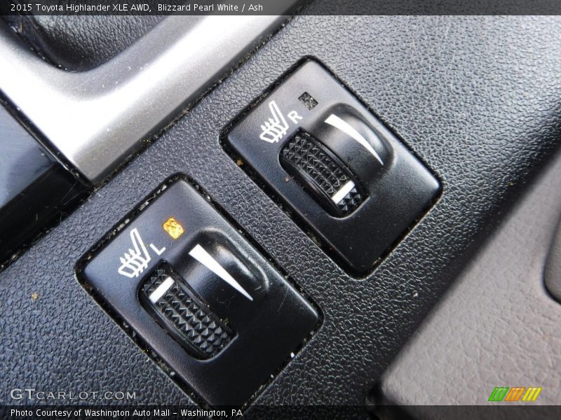 Blizzard Pearl White / Ash 2015 Toyota Highlander XLE AWD