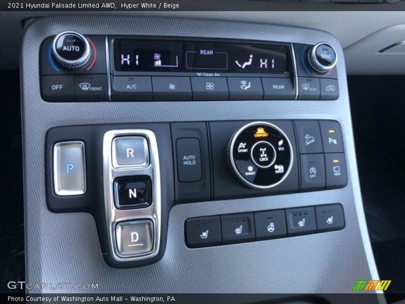 Hyper White / Beige 2021 Hyundai Palisade Limited AWD
