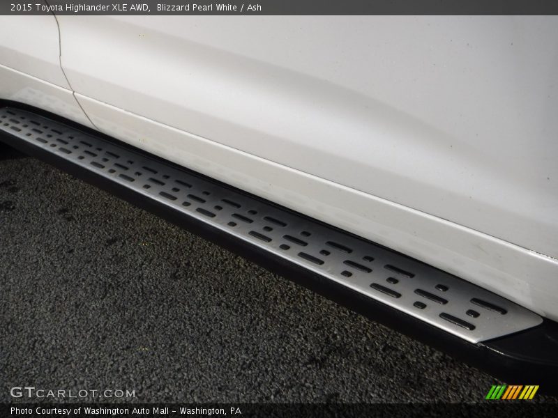 Blizzard Pearl White / Ash 2015 Toyota Highlander XLE AWD
