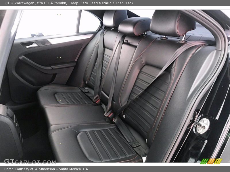 Rear Seat of 2014 Jetta GLI Autobahn