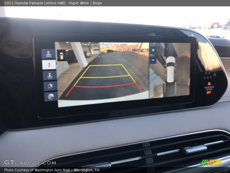 Hyper White / Beige 2021 Hyundai Palisade Limited AWD
