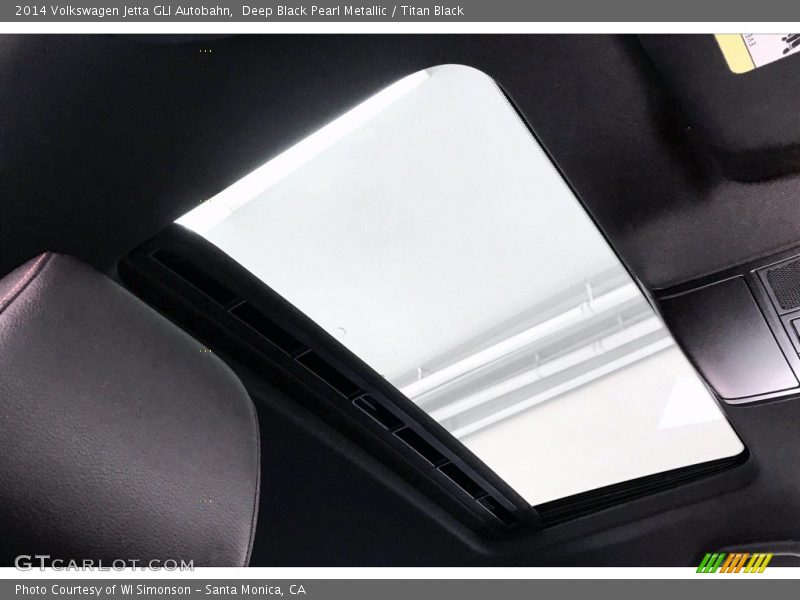 Sunroof of 2014 Jetta GLI Autobahn