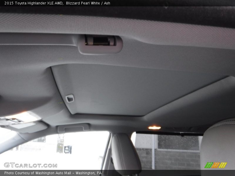 Blizzard Pearl White / Ash 2015 Toyota Highlander XLE AWD