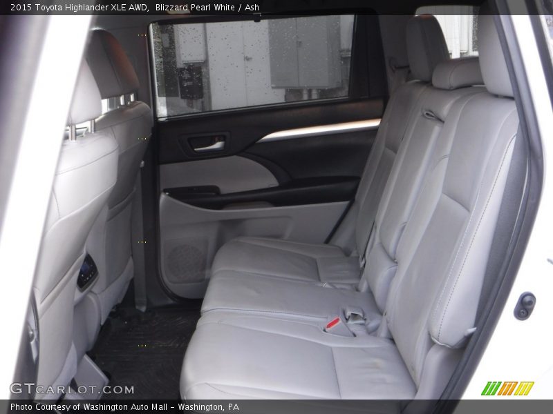 Blizzard Pearl White / Ash 2015 Toyota Highlander XLE AWD