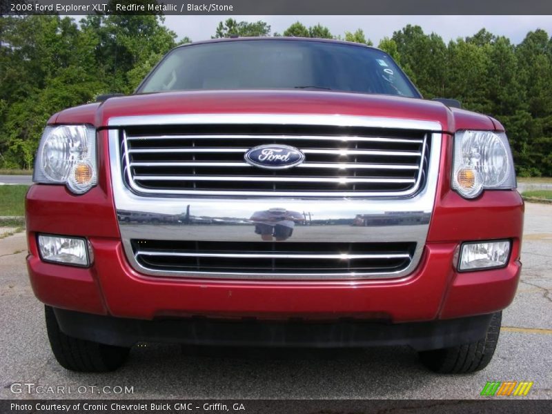 Redfire Metallic / Black/Stone 2008 Ford Explorer XLT