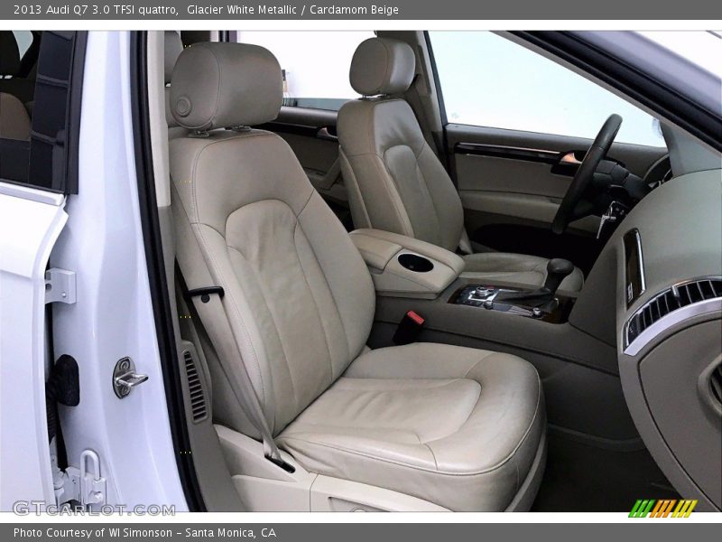 Glacier White Metallic / Cardamom Beige 2013 Audi Q7 3.0 TFSI quattro