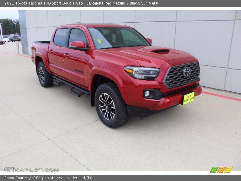 Barcelona Red Metallic / Black/Gun Metal 2021 Toyota Tacoma TRD Sport Double Cab