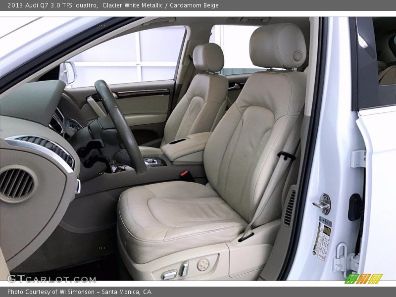 Glacier White Metallic / Cardamom Beige 2013 Audi Q7 3.0 TFSI quattro