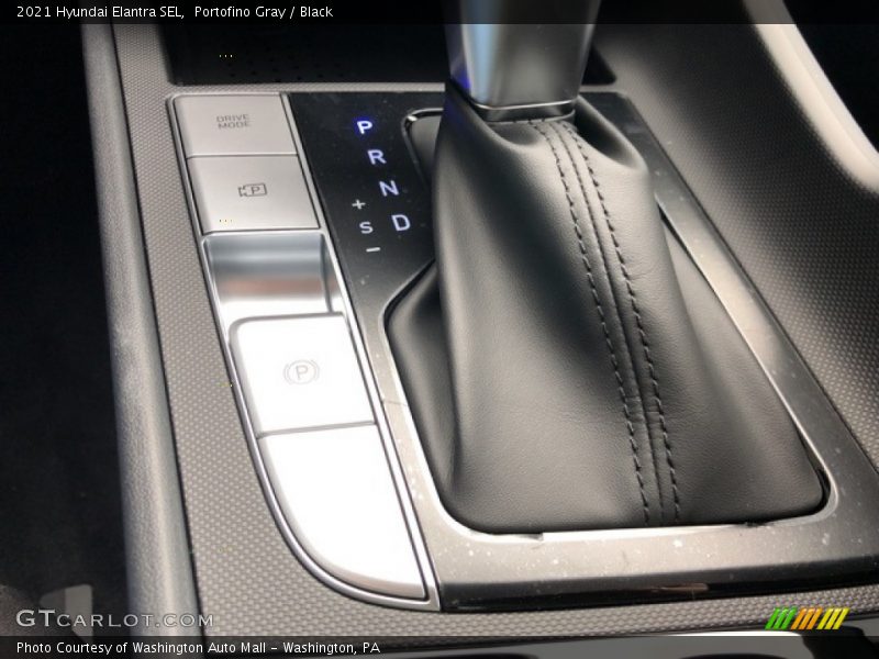 Portofino Gray / Black 2021 Hyundai Elantra SEL