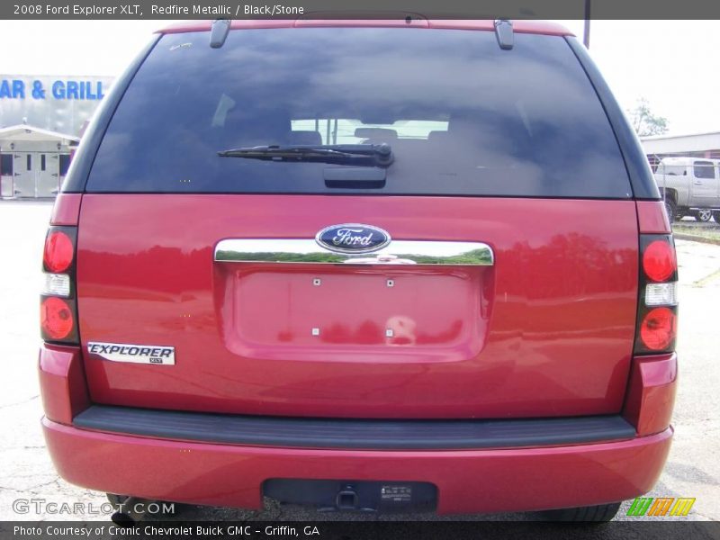 Redfire Metallic / Black/Stone 2008 Ford Explorer XLT