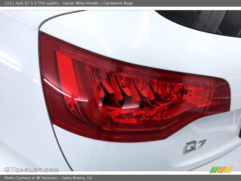Glacier White Metallic / Cardamom Beige 2013 Audi Q7 3.0 TFSI quattro