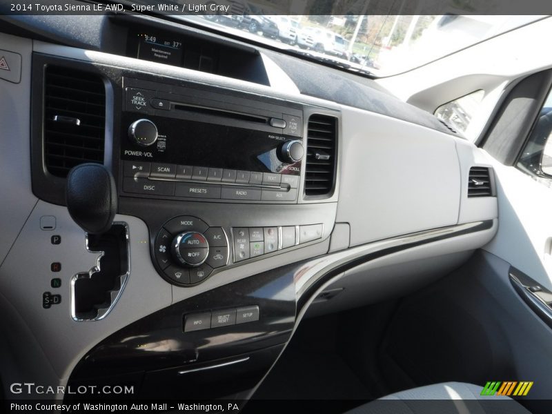 Super White / Light Gray 2014 Toyota Sienna LE AWD