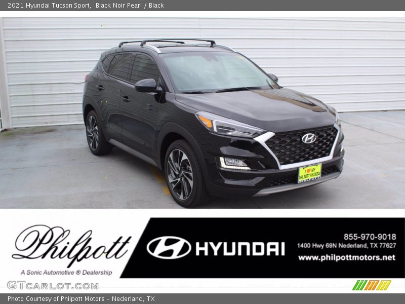Black Noir Pearl / Black 2021 Hyundai Tucson Sport