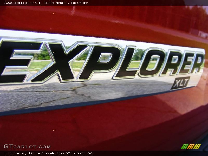 Redfire Metallic / Black/Stone 2008 Ford Explorer XLT