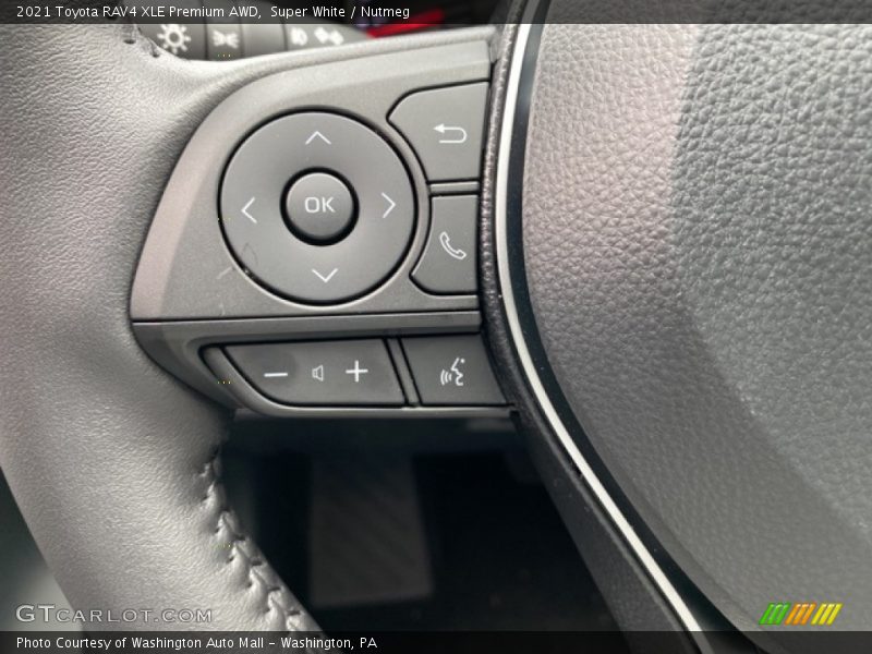 Super White / Nutmeg 2021 Toyota RAV4 XLE Premium AWD