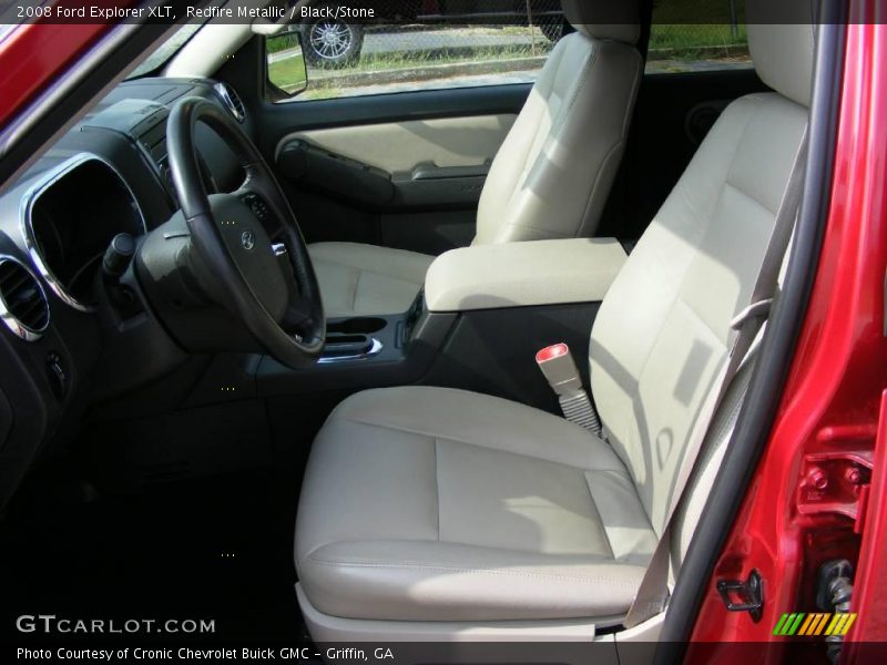 Redfire Metallic / Black/Stone 2008 Ford Explorer XLT