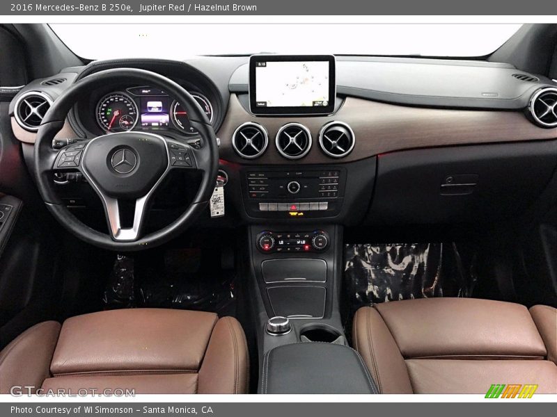  2016 B 250e Hazelnut Brown Interior