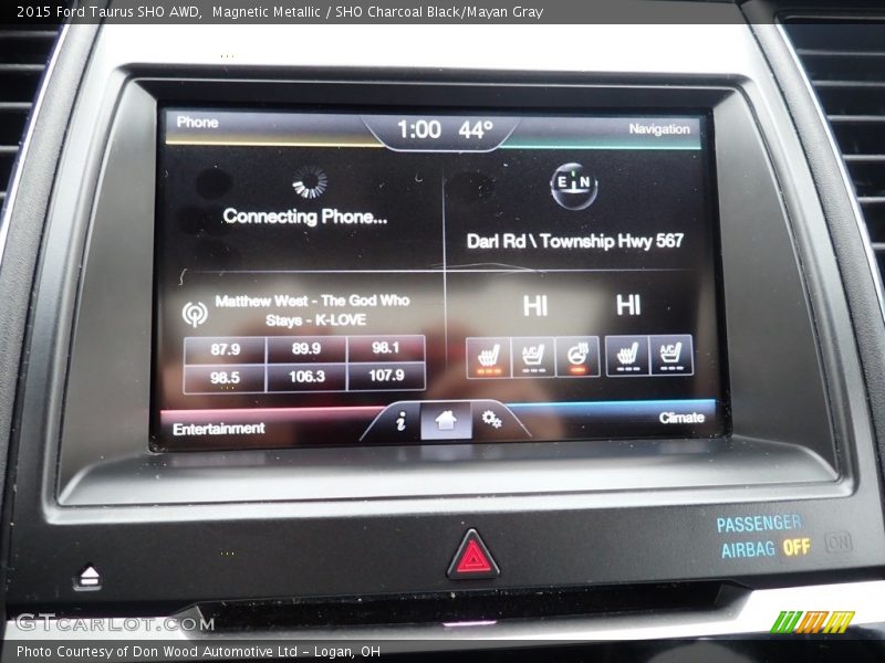 Magnetic Metallic / SHO Charcoal Black/Mayan Gray 2015 Ford Taurus SHO AWD