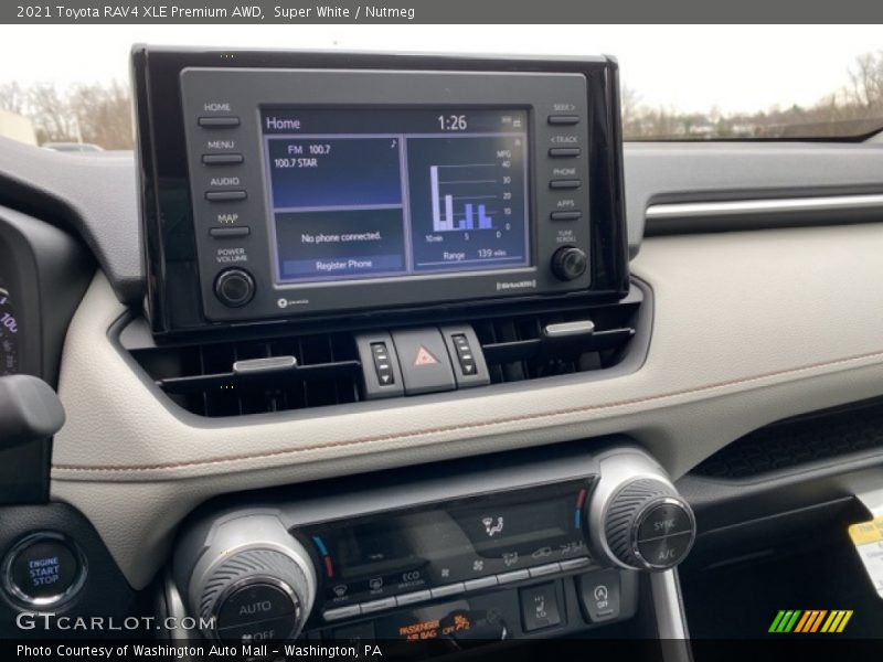 Super White / Nutmeg 2021 Toyota RAV4 XLE Premium AWD