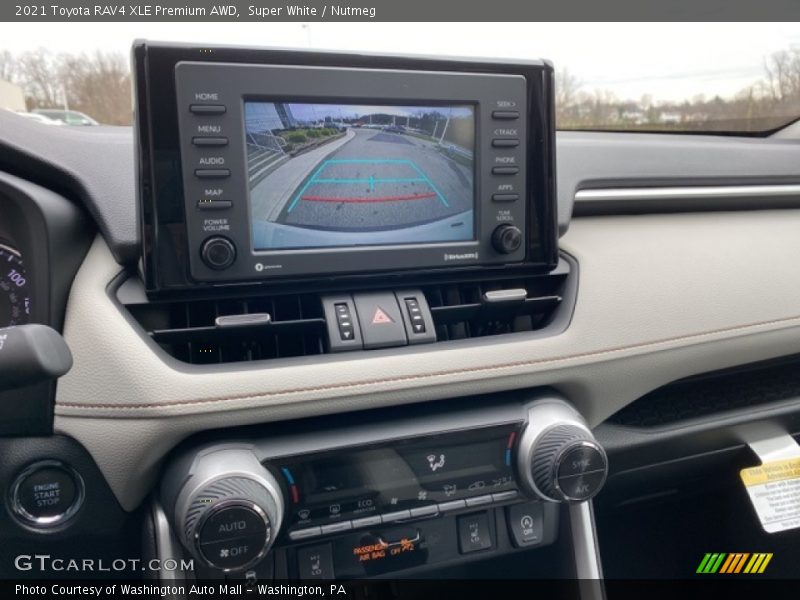 Super White / Nutmeg 2021 Toyota RAV4 XLE Premium AWD