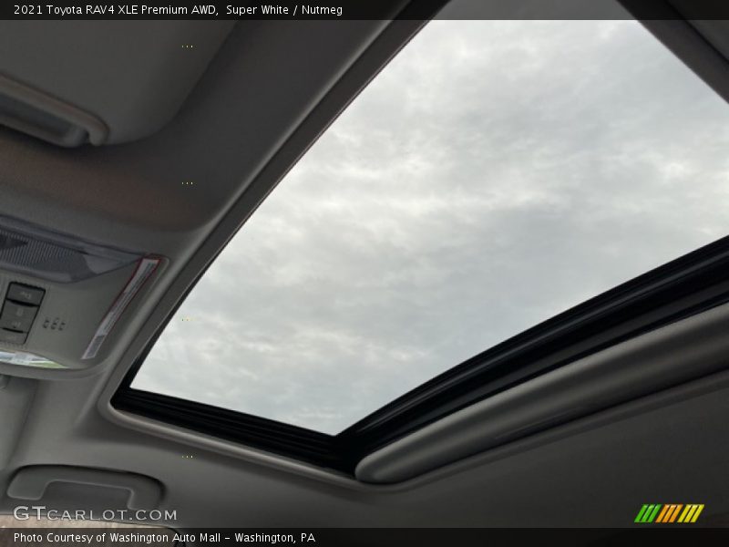 Super White / Nutmeg 2021 Toyota RAV4 XLE Premium AWD