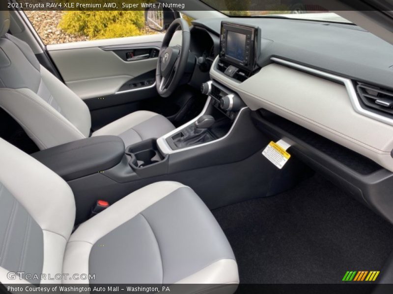 Super White / Nutmeg 2021 Toyota RAV4 XLE Premium AWD