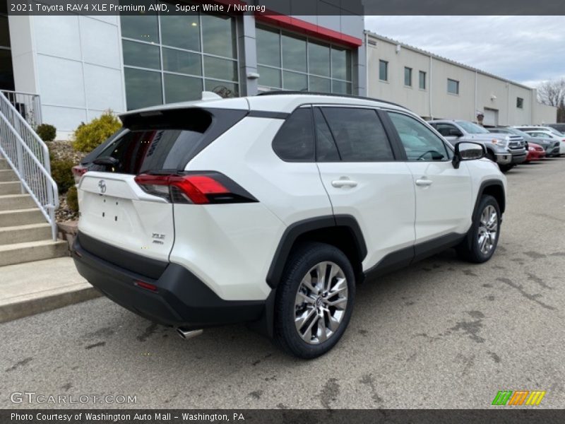 Super White / Nutmeg 2021 Toyota RAV4 XLE Premium AWD