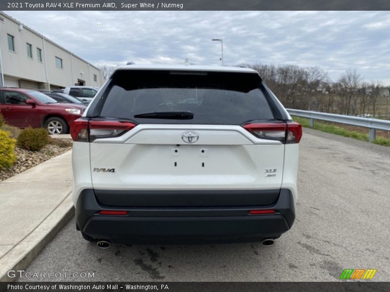 Super White / Nutmeg 2021 Toyota RAV4 XLE Premium AWD